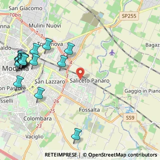 Mappa Via Inventori, 41122 Modena MO, Italia (3.047)