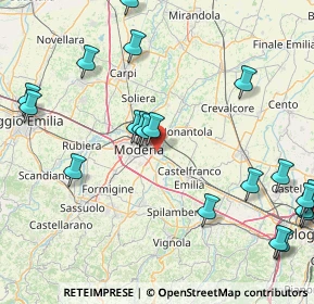Mappa Via Inventori, 41122 Modena MO, Italia (21.627)