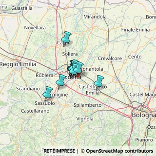Mappa Via Inventori, 41122 Modena MO, Italia (6.34846)