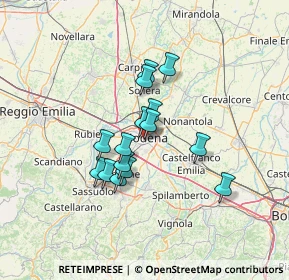 Mappa Viale C. Sigonio, 41124 Modena MO, Italia (10.19533)