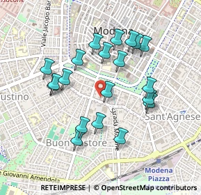 Mappa Viale C. Sigonio, 41124 Modena MO, Italia (0.44)