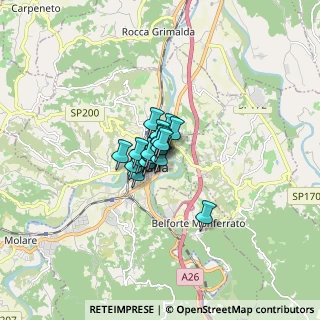 Mappa Via Oratorio, 15076 Ovada AL, Italia (0.62316)