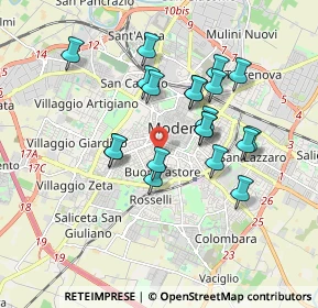 Mappa , 41124 Modena MO, Italia (1.605)