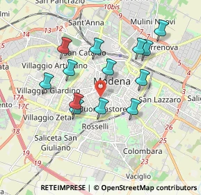 Mappa , 41124 Modena MO, Italia (1.67692)