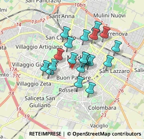 Mappa , 41124 Modena MO, Italia (1.2865)