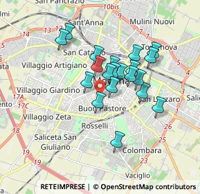 Mappa , 41124 Modena MO, Italia (1.3795)