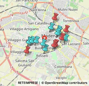 Mappa , 41124 Modena MO, Italia (1.31111)