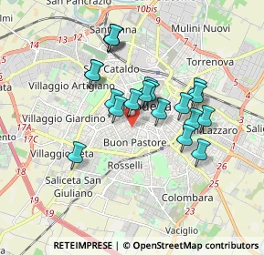 Mappa , 41124 Modena MO, Italia (1.491)