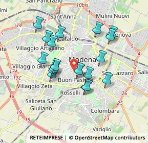 Mappa , 41124 Modena MO, Italia (1.56579)