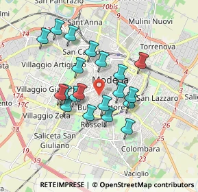 Mappa , 41124 Modena MO, Italia (1.499)