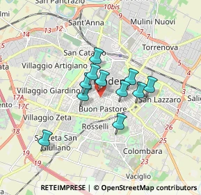 Mappa , 41124 Modena MO, Italia (1.20818)