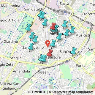 Mappa Via Pozzetti Pompilio, 41124 Modena MO, Italia (0.845)