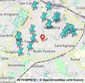 Mappa , 41124 Modena MO, Italia (1.0385)