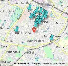 Mappa , 41124 Modena MO, Italia (0.8215)