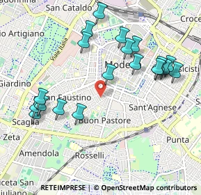 Mappa , 41124 Modena MO, Italia (1.085)