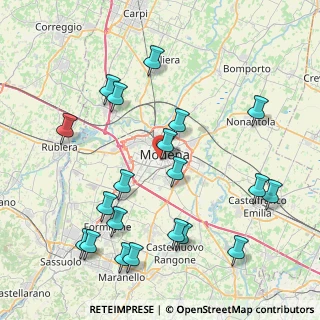 Mappa Via Pozzetti Pompilio, 41124 Modena MO, Italia (9.5095)