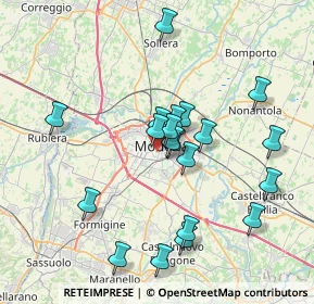 Mappa , 41124 Modena MO, Italia (7.0925)