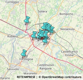 Mappa , 41124 Modena MO, Italia (3.47083)