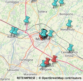 Mappa , 41124 Modena MO, Italia (7.2165)