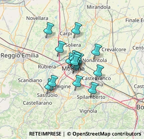 Mappa , 41124 Modena MO, Italia (7.82813)