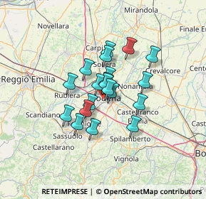 Mappa , 41124 Modena MO, Italia (8.9495)