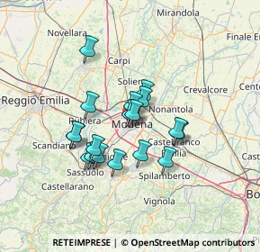 Mappa , 41124 Modena MO, Italia (10.56611)