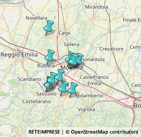 Mappa , 41124 Modena MO, Italia (9.36917)