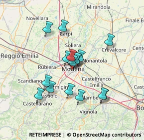 Mappa , 41124 Modena MO, Italia (11.41625)