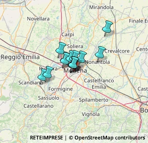 Mappa , 41124 Modena MO, Italia (6.51857)