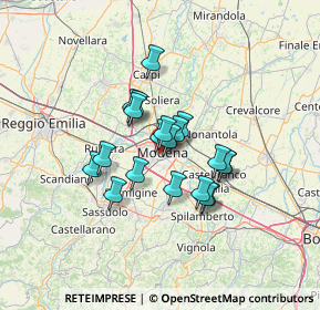 Mappa , 41124 Modena MO, Italia (9.5285)