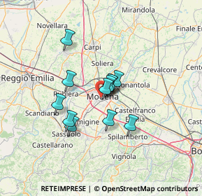 Mappa , 41124 Modena MO, Italia (9.27167)