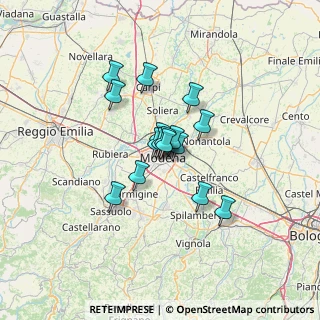 Mappa Via Pozzetti Pompilio, 41124 Modena MO, Italia (8.58188)