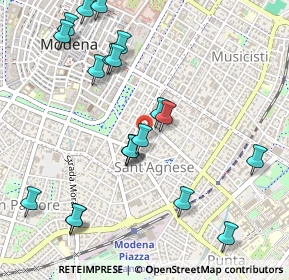 Mappa Via Bartolomeo Schedoni, 41124 Modena MO, Italia (0.571)