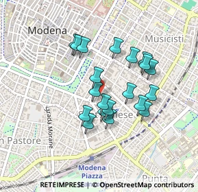 Mappa Via Bartolomeo Schedoni, 41124 Modena MO, Italia (0.366)