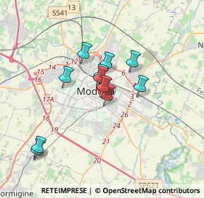 Mappa Via Bartolomeo Schedoni, 41124 Modena MO, Italia (2.75818)