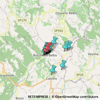 Mappa Strada SP, 12050 Rocchetta Belbo CN, Italia (0.77619)