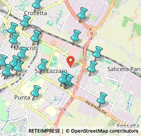 Mappa Strada Fossa Monda Sud, 41122 Modena MO, Italia (1.274)