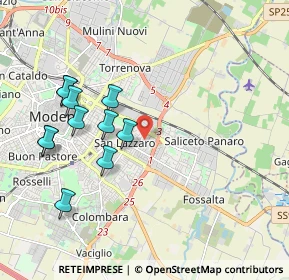 Mappa Strada Fossa Monda Sud, 41122 Modena MO, Italia (2.03909)