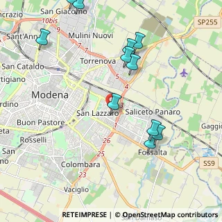 Mappa Strada Fossa Monda Sud, 41122 Modena MO, Italia (2.38273)