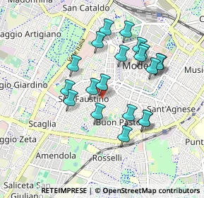 Mappa Via Adolfo Venturi, 41124 Modena MO, Italia (0.8305)