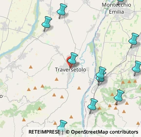 Mappa P.za Rondani, 43029 Traversetolo PR, Italia (5.85167)