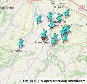 Mappa P.za V. Veneto, 43029 Traversetolo PR, Italia (6.265)