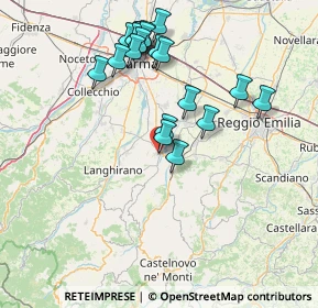 Mappa P.za V. Veneto, 43029 Traversetolo PR, Italia (15.362)