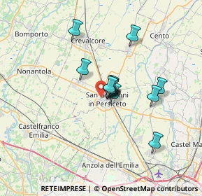 Mappa Via Carbonara, 40017 San Giovanni in Persiceto BO, Italia (4.54846)