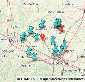 Mappa Via Carbonara, 40017 San Giovanni in Persiceto BO, Italia (12.941)