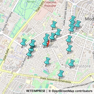 Mappa Via Pillio da Medicina, 41124 Modena MO, Italia (0.461)