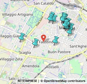 Mappa Via Pillio da Medicina, 41124 Modena MO, Italia (1.055)