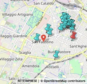 Mappa Via Pillio da Medicina, 41124 Modena MO, Italia (1.067)