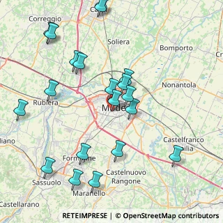 Mappa Via Pillio da Medicina, 41124 Modena MO, Italia (9.3035)