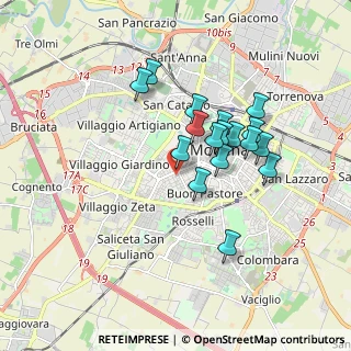 Mappa Via Pillio da Medicina, 41124 Modena MO, Italia (1.49706)
